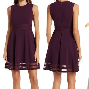 Calvin Klein plum dress